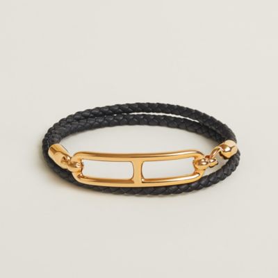 Roulis Double Tour bracelet - Pink | Hermès USA